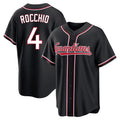 Cleveland Guardians #4 Brayan Rocchio Player Black HOLBERT Fashion Out Home Game Stitched Jerseys