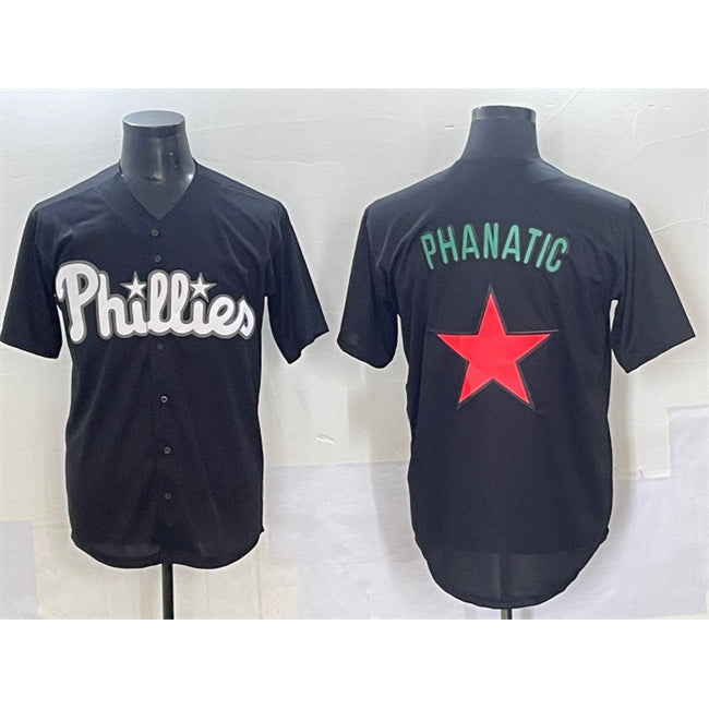 Philadelphia Phillies Phanatic Black HOLBERT Lights Out Limited Stitched Jersey