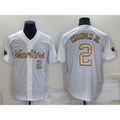 Miami Marlins #2 Jazz Chisholm Jr Number White HOLBERT 2022 All Star Stitched Cool Base Jersey