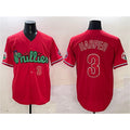 Philadelphia Phillies #3 Bryce Harper Red HOLBERT Phanatic Limited Stitched Jersey