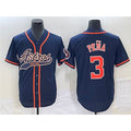 Houston Astros #3 Jeremy Pena Navy HOLBERT Cool Base Stitched Jersey