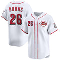 Cincinnati Reds #26 Chase Burns White HOLBERT Home Limited Stitched Jersey
