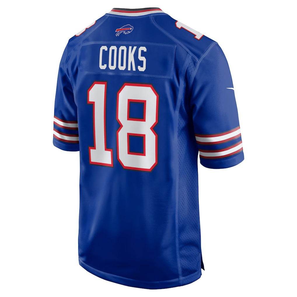 B.Bills #18 Brandin Cooks Royal HOLBERT Team Game Jersey