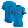 Miami Marlins Blank Player Blue HOLBERT Home Limited Elite Stitched Jerseys