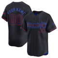 Custom Toronto Blue Jays Active Player Black HOLBERT 2024 City Connect Limited Stitched Jersey