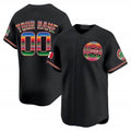Custom Chicago Cubs Mexico Vapor Premier Limited Jersey ¨C Black HOLBERT