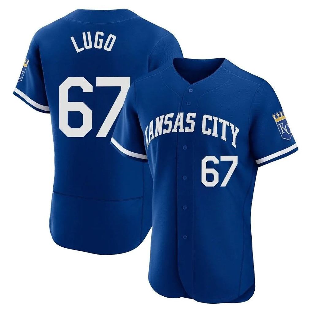 Kansas City Royals #67 Seth Lugo Player Royal HOLBERT Limited Elite Home Stitched Jerseys