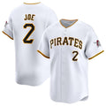 Pittsburgh Pirates #2 Connor Joe White HOLBERT Home Limited Stitched Jersey