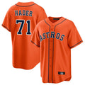 Houston Astros #71 Josh Hader Player Orange HOLBERT Home Game Stitched Jerseys