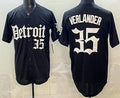 Detroit Tigers #35 Justin Verlander Black HOLBERT Limited Cool Base Stitched Jersey