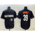 Baltimore Orioles #39 Corbin Burnes Number Black HOLBERT 2023 City Connect Cool Base Stitched Jerseys