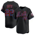 New York Mets #22 Juan Soto Black HOLBERT Alternate Limited Player Jersey