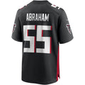 A.Falcons #55 John Abraham Black HOLBERT Game Retired Player Jersey