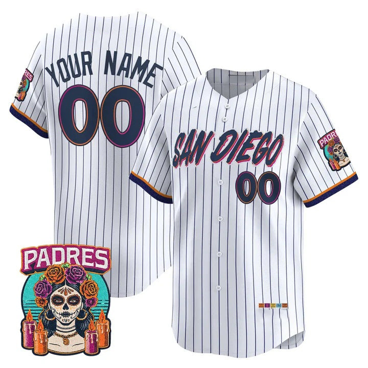 Custom San Diego Padres White HOLBERT 2026 City Connect Vapor Premier Limited Jersey - All Stitched