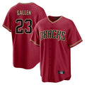 Arizona Diamondbacks #23 Zac Gallen Player Red HOLBERT Home Game Stitched Jerseys