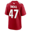 A.Cardinals #47 Channing Tindall HOLBERT Cardinal Team Game Jersey