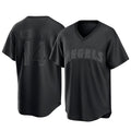 Los Angeles Angels #14 Logan O'Hoppe Player Black HOLBERT Pitch Fashion T-shirt Stitched Jerseys