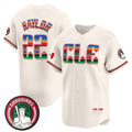 Cleveland Guardians #22 Josh Naylor Cream HOLBERT Mexico Vapor Premier Limited Stitched Jersey
