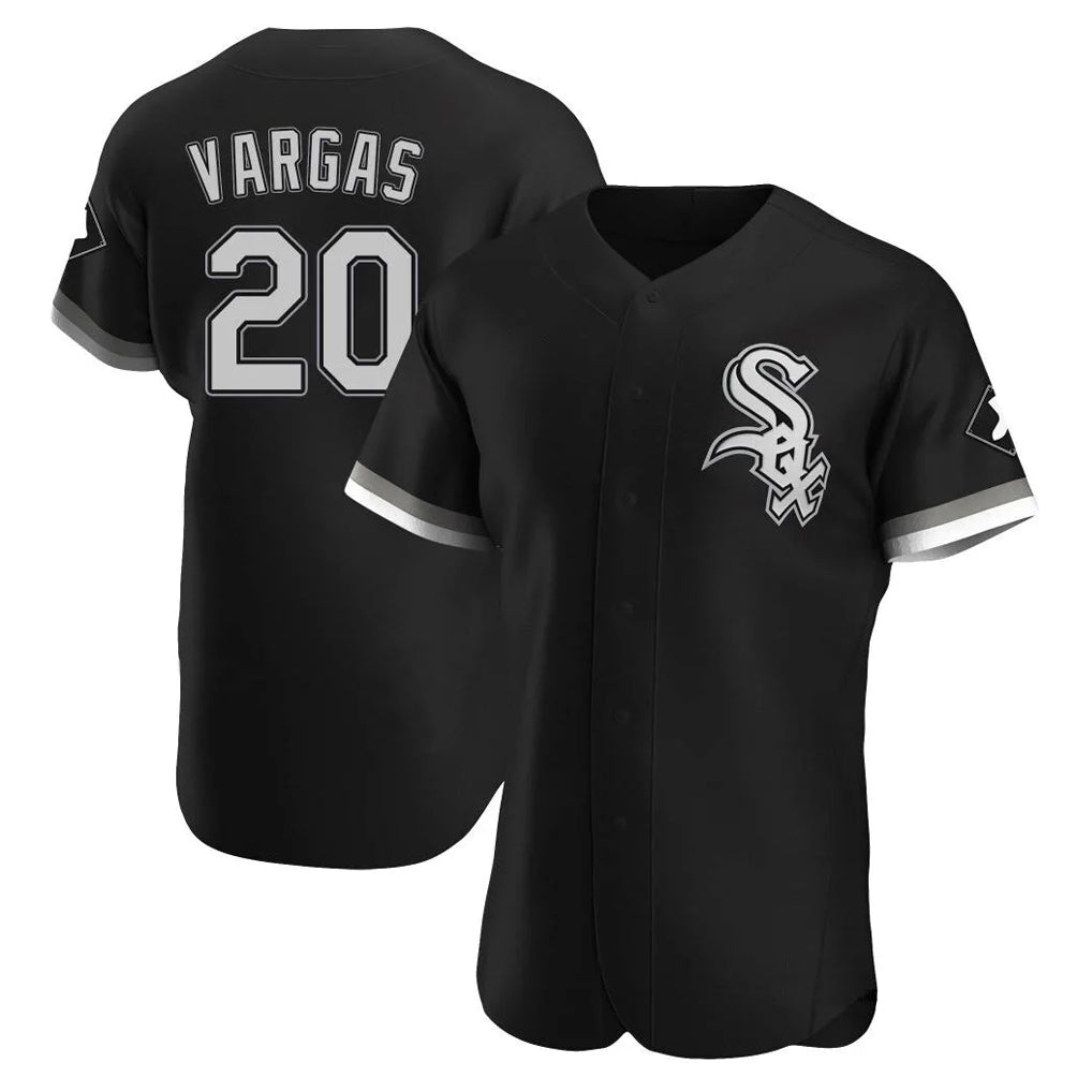 Chicago White Sox #20 Miguel Vargas Player Black HOLBERT Limited Elite Home Stitched Jerseys