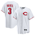 Cincinnati Reds #3 Ke'Bryan Hayes Player White HOLBERT Home Game Stitched Jerseys