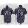 New York Mets #39 Edwin Diaz Gray HOLBERT 2024 City Connect Cool Base Jersey 2