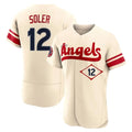 Los Angeles Angels #12 Jorge Soler Player Cream HOLBERT City Connect Limited ELite Home Stitched Jerseys