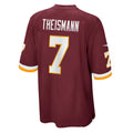 W.Football Team #7 Joe Theismann Burgundy HOLBERT Retired Player Jersey