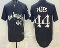 Los Angeles Dodgers #44 Andy Pages Black HOLBERT Gothic Edition Vapor Premier Limited Stitched Jersey