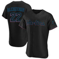 Miami Marlins #22 Sandy Alcantara Player Black HOLBERT Home Limited Elite Stitched Jerseys