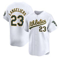Oakland Athletics #23 Shea Langeliers White HOLBERT Home Limited Stitched Jersey