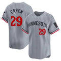 Minnesota Twins #29 Rod Carew Player Gray HOLBERTHome Limited Stitched Jerseys
