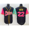 San Diego Padres #22 Juan Soto Black HOLBERT NEW 2023 City Connect Cool Base Stitched Jersey