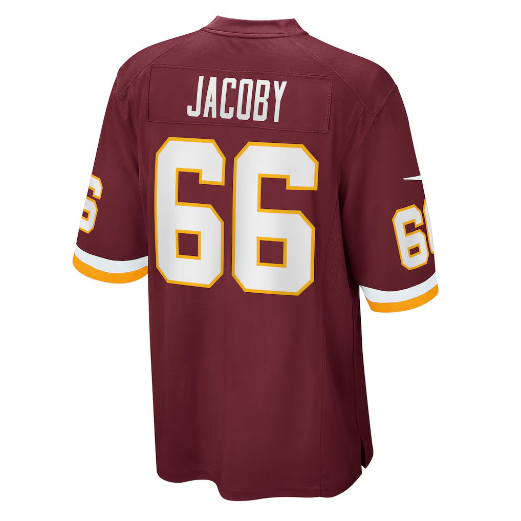 W.Football Team #66 Joe Jacoby Retired Player Jersey - Burgundy HOLBERT