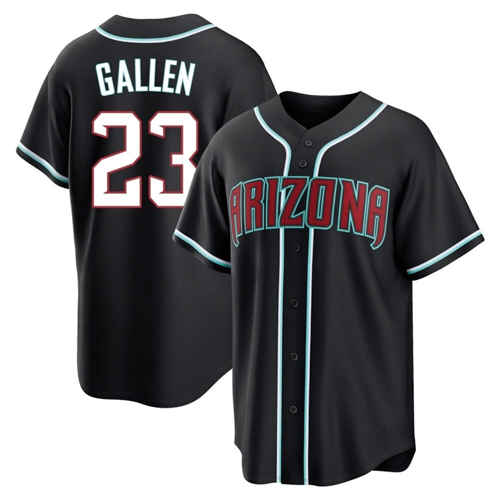 Arizona Diamondbacks #23 Zac Gallen Player Black HOLBERT Home Game Stitched Jerseys