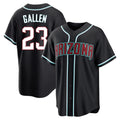 Arizona Diamondbacks #23 Zac Gallen Player Black HOLBERT Home Game Stitched Jerseys