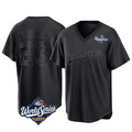 Los Angeles Dodgers #23 Kyle Tucker Player Black HOLBERT World Series Pitch Fashion T-shirt Stitched Jerseys