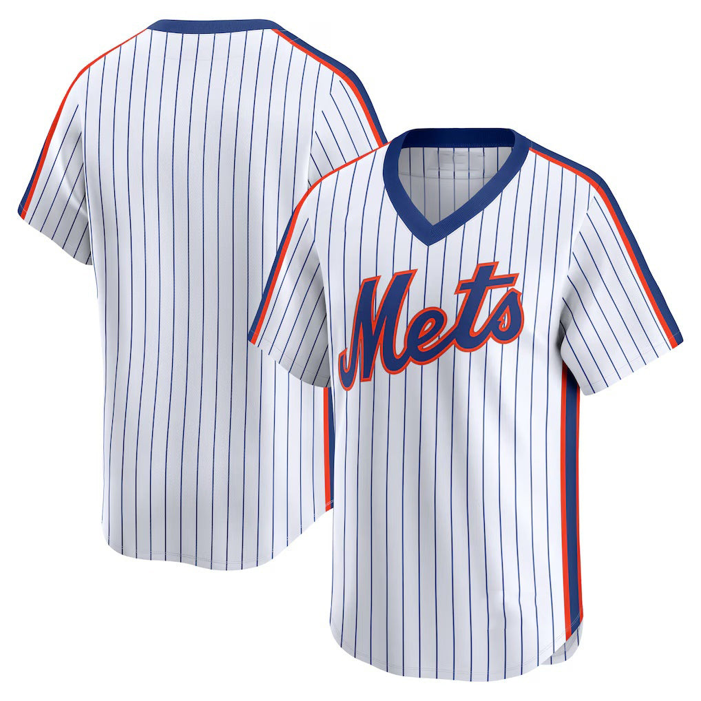 New York Mets White HOLBERT Throwback Cooperstown Collection Limited Jersey