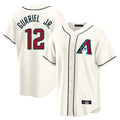 Arizona Diamondbacks #12 Lourdes Gurriel Jr Player Cream HOLBERT Home Game Stitched Jerseys