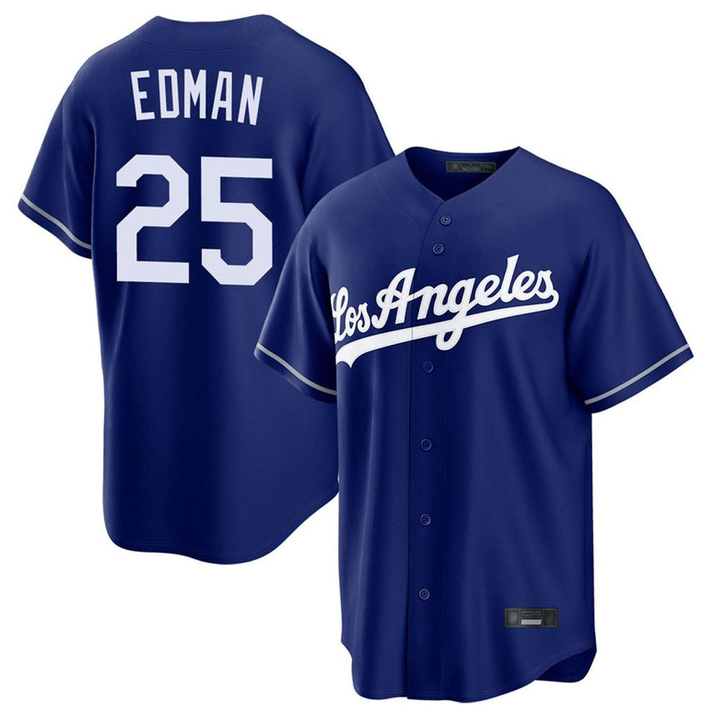 Los Angeles Dodgers #25 Tommy Edman Player Royal HOLBERT Game Stitched Jerseys