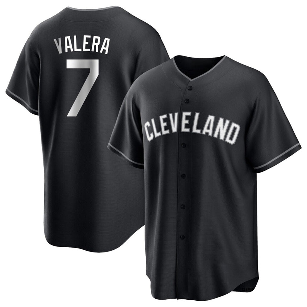 Cleveland Guardians #7 George Valera Player Black HOLBERT Home Game Stitched Jerseys