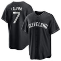 Cleveland Guardians #7 George Valera Player Black HOLBERT Home Game Stitched Jerseys