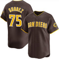 San Diego Padres #75 Robert Suarez Brown HOLBERT 2024 Away Limited Stitched Jersey