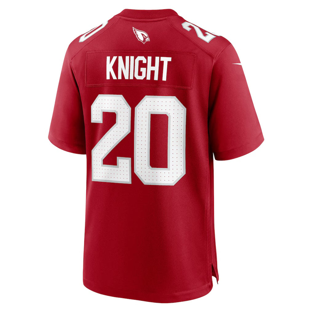 A.Cardinals #20 Zonovan Knight Cardinal HOLBERT Team Game Jersey