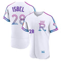 Kansas City Royals #28 Kyle Isbel Player White HOLBERT 2026 City Connect Limited Elite Home Stitched Jerseys