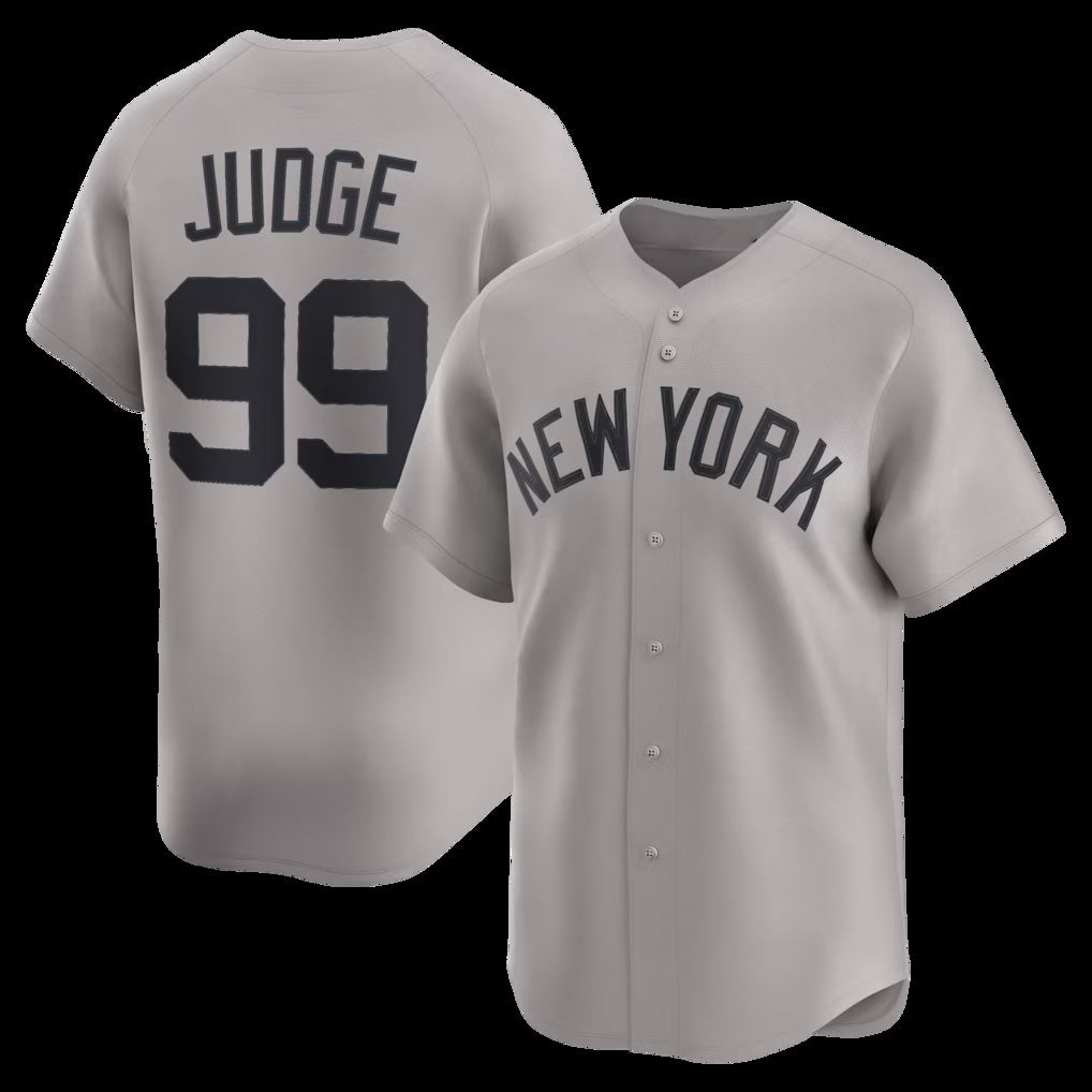 New York Yankees #99 Aaron Judge Gray HOLBERT Road Limited Player Jersey 2