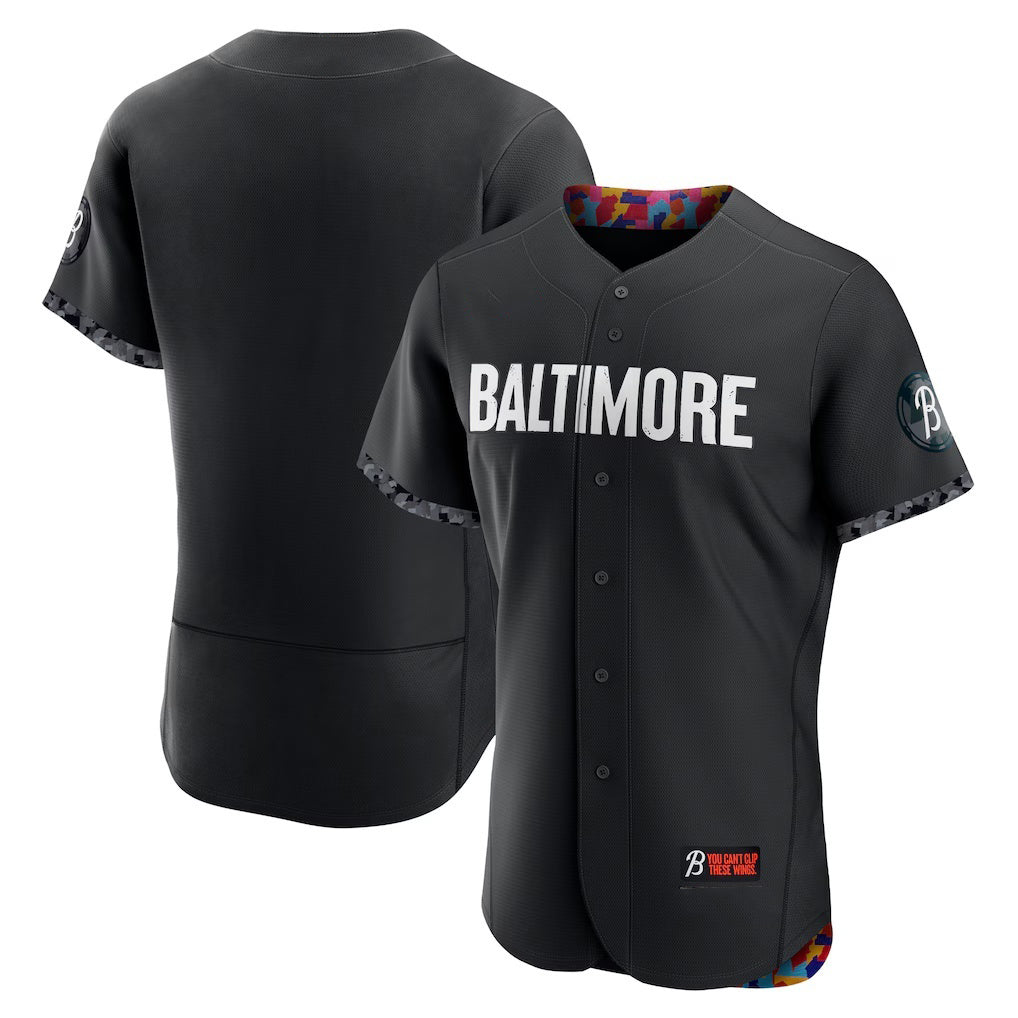 Baltimore Orioles Black HOLBERT City Connect Authentic Jersey