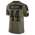 W.Football Team #44 John Riggins Olive HOLBERT Salute To Service Retired Player Limited Jersey