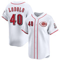 Cincinnati Reds #40 Nick Lodolo White HOLBERT Home Limited Stitched Jersey