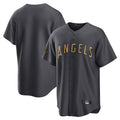Los Angeles Angels Blank Player Charcoal HOLBERT Game All-Star Stitched Jerseys