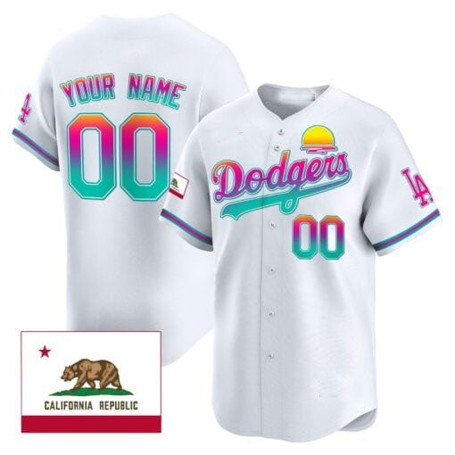 Custom Los Angeles Dodgers 2024 Los Angeles City Style Vapor Premier Limited Jersey ¨C All Stitched-White HOLBERT